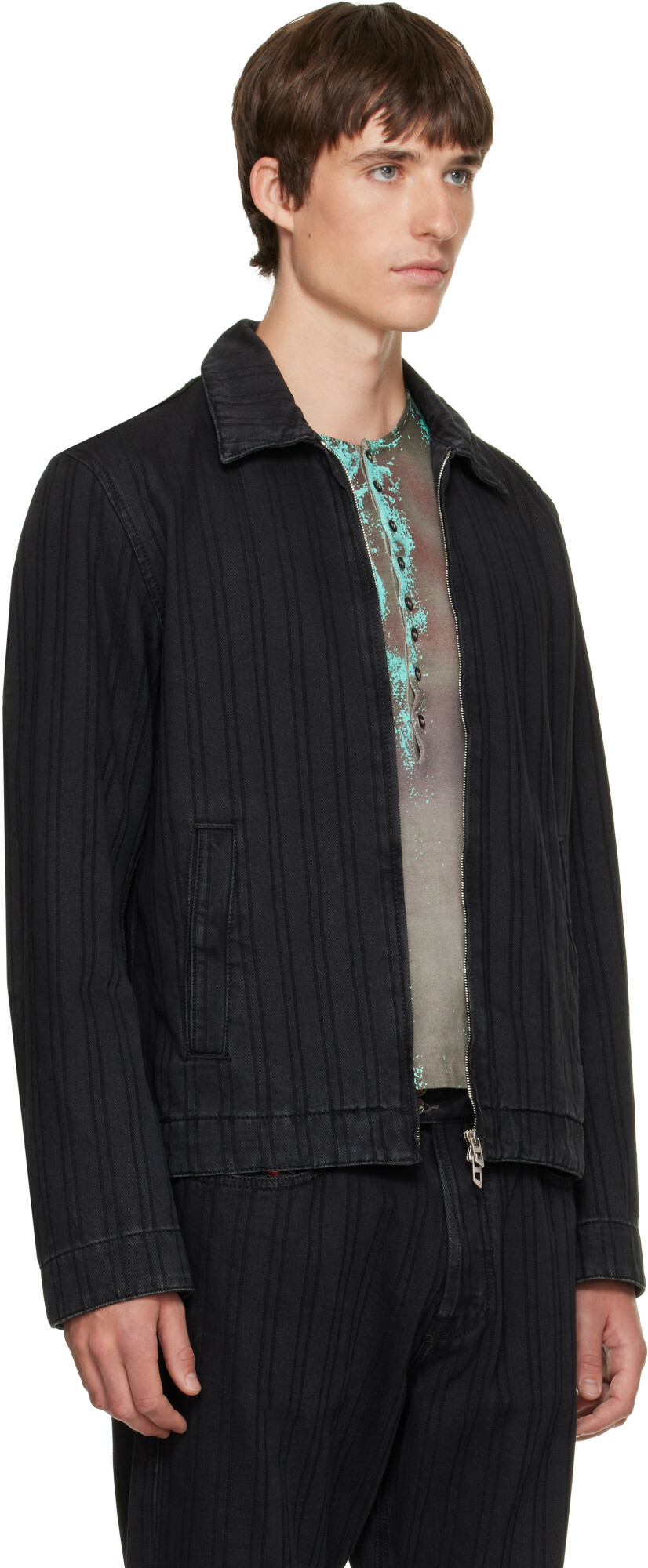 Diesel Black D-Rohe Denim Jacket
