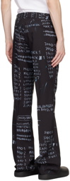 MISBHV Black Basquiat Edition 'Discography' Trousers