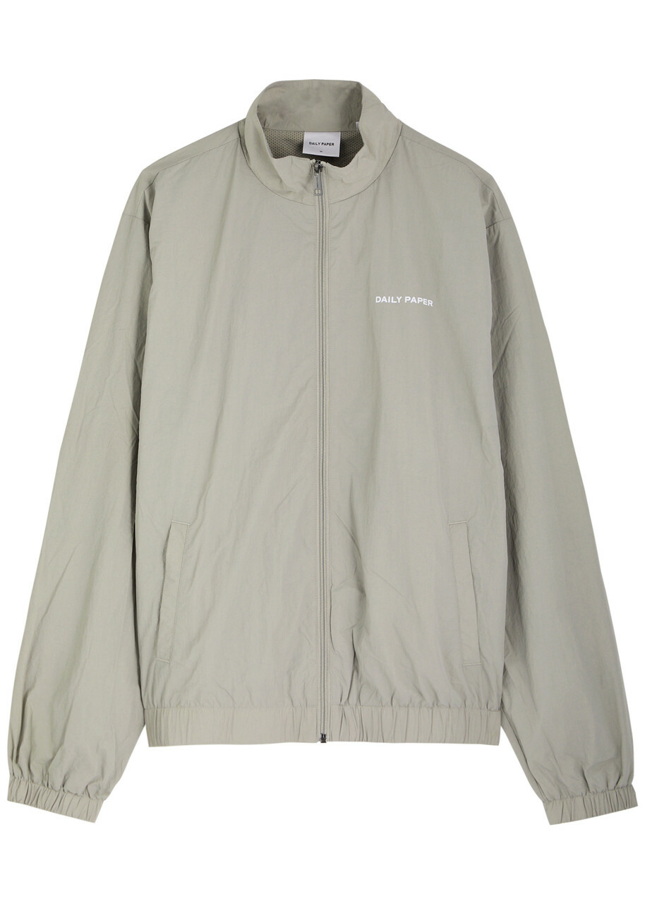 Daily Paper Eward Logo-print Nylon Jacket Grey