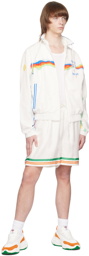 Casablanca White 'Tennis Club' Shorts