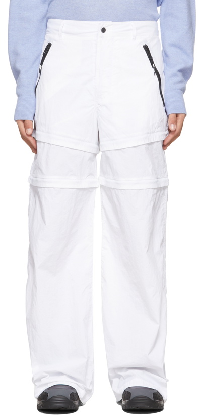 Photo: Moose Knuckles x Eckhaus Latta White Convertible Pants