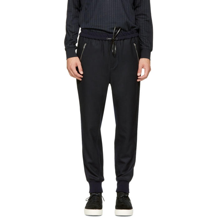 Photo: 3.1 Phillip Lim Navy Tapered Lounge Pants