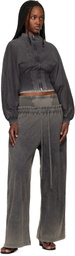 KNWLS Black Haze Zip-Up Sweatshirt