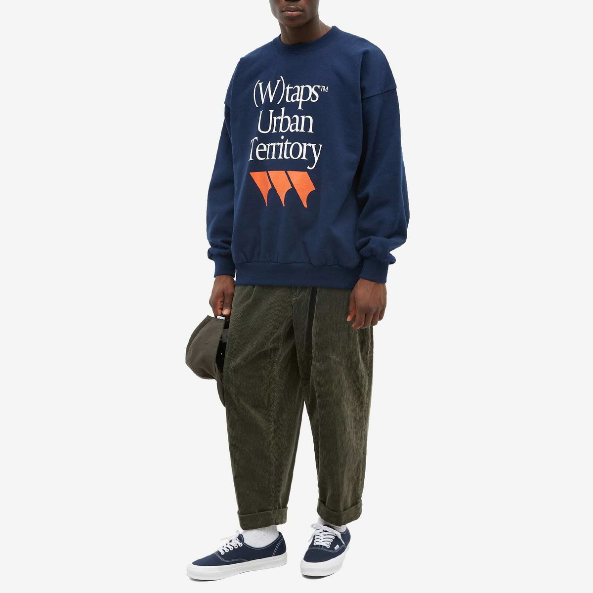 WTAPS Men's Crew Neck Sweat in Navy WTAPS