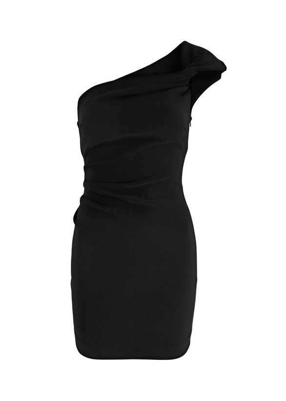 Photo: Bec & Bridge Elea One-shoulder Jersey Mini Dress Black