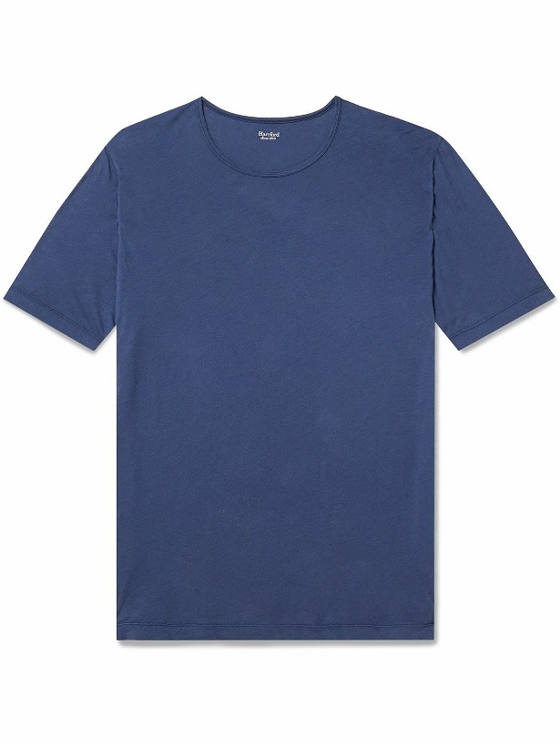 Photo: Hartford - Cotton-Jersey T-Shirt - Blue