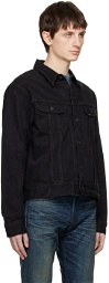 RRL Black Worn-In Denim Jacket
