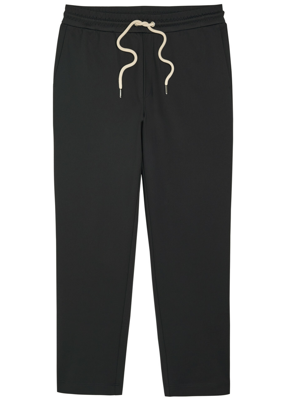 Moncler Logo-appliquéd Jersey Sweatpants Dark Blue