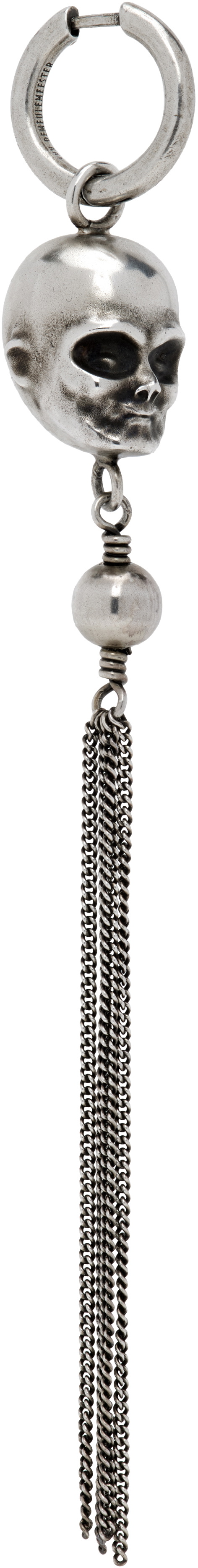 Ann Demeulemeester Silver Aliya Amulet Single Earring