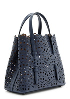Alaïa Mina 20 Leather top Handle bag - Light Blue - One Size