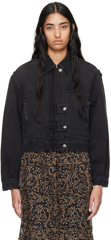 Photo: Isabel Marant Etoile Black Julie Denim Jacket