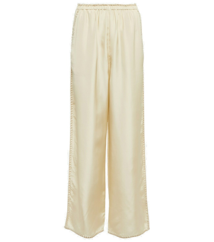 Photo: Toteme - Wide-leg silk pants