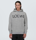 Loewe Logo cotton jersey hoodie