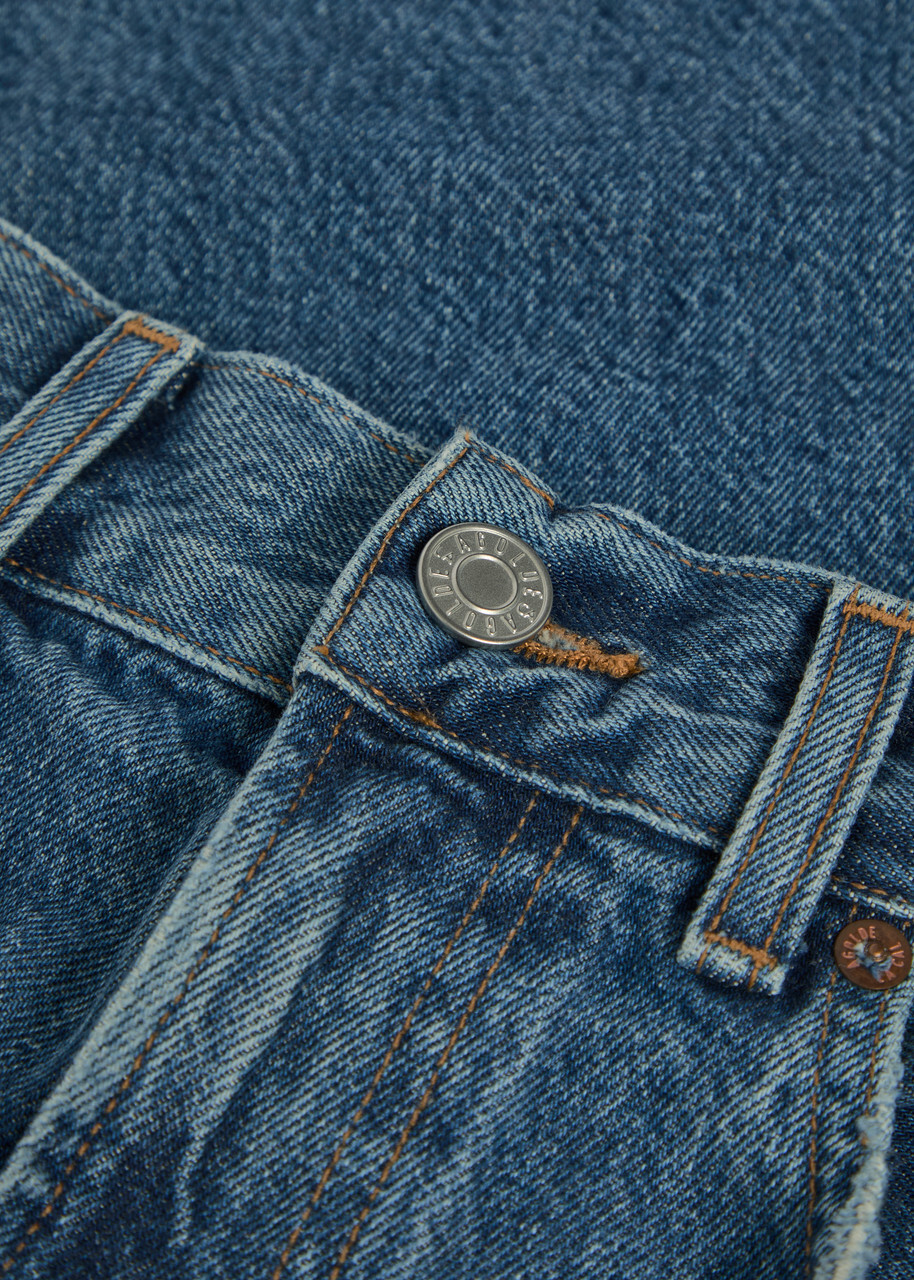 Agolde Deka Relaxed Straight-leg Jeans Blue