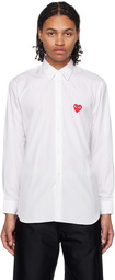 COMME des GARÇONS PLAY White Heart Shirt