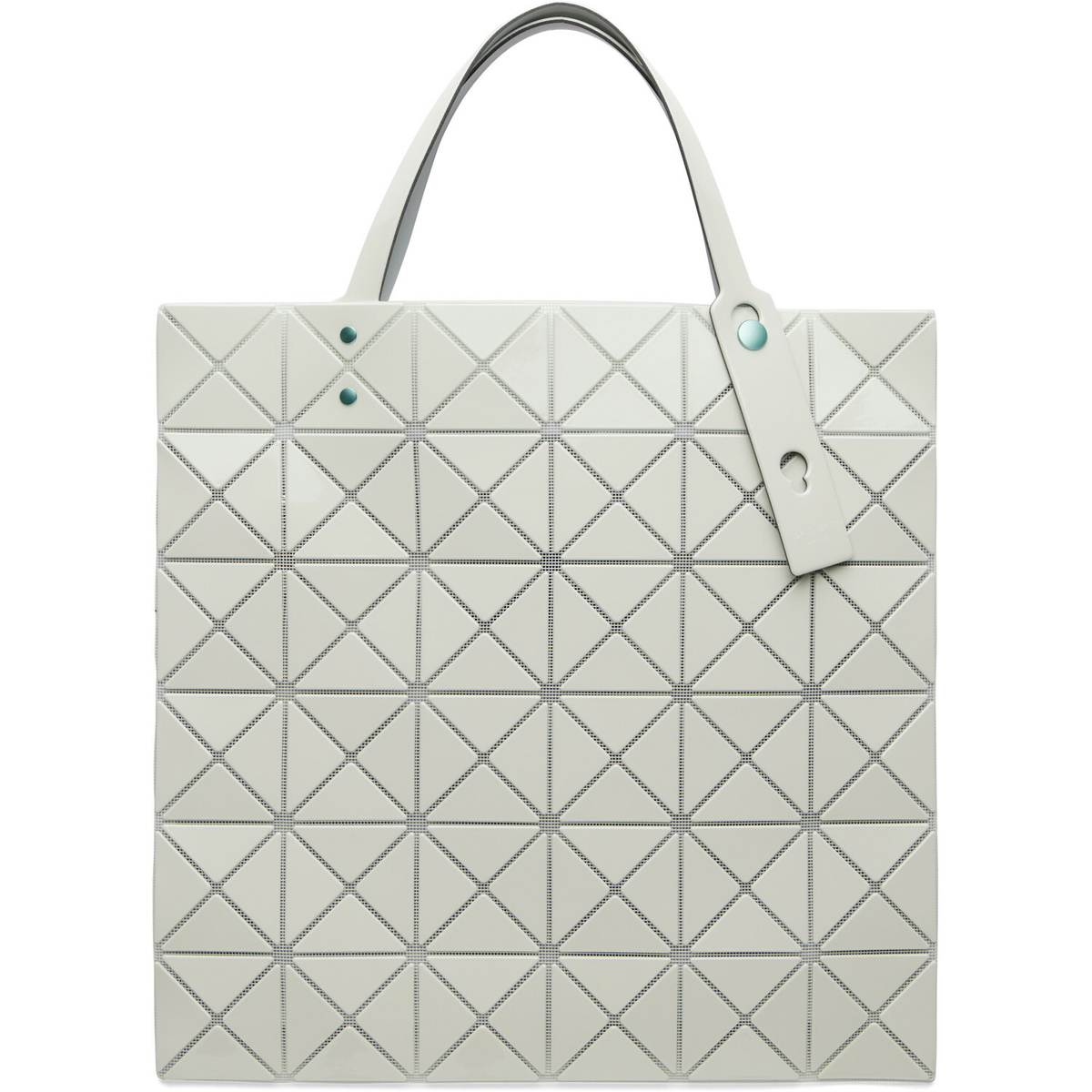 BAO BAO ISSEY MIYAKE Green Lucent One-Tone Tote