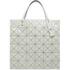 BAO BAO ISSEY MIYAKE Green Lucent One-Tone Tote