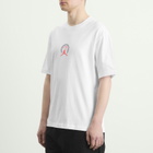Air Jordan Men's Crew T-Shirt in White/Infrared