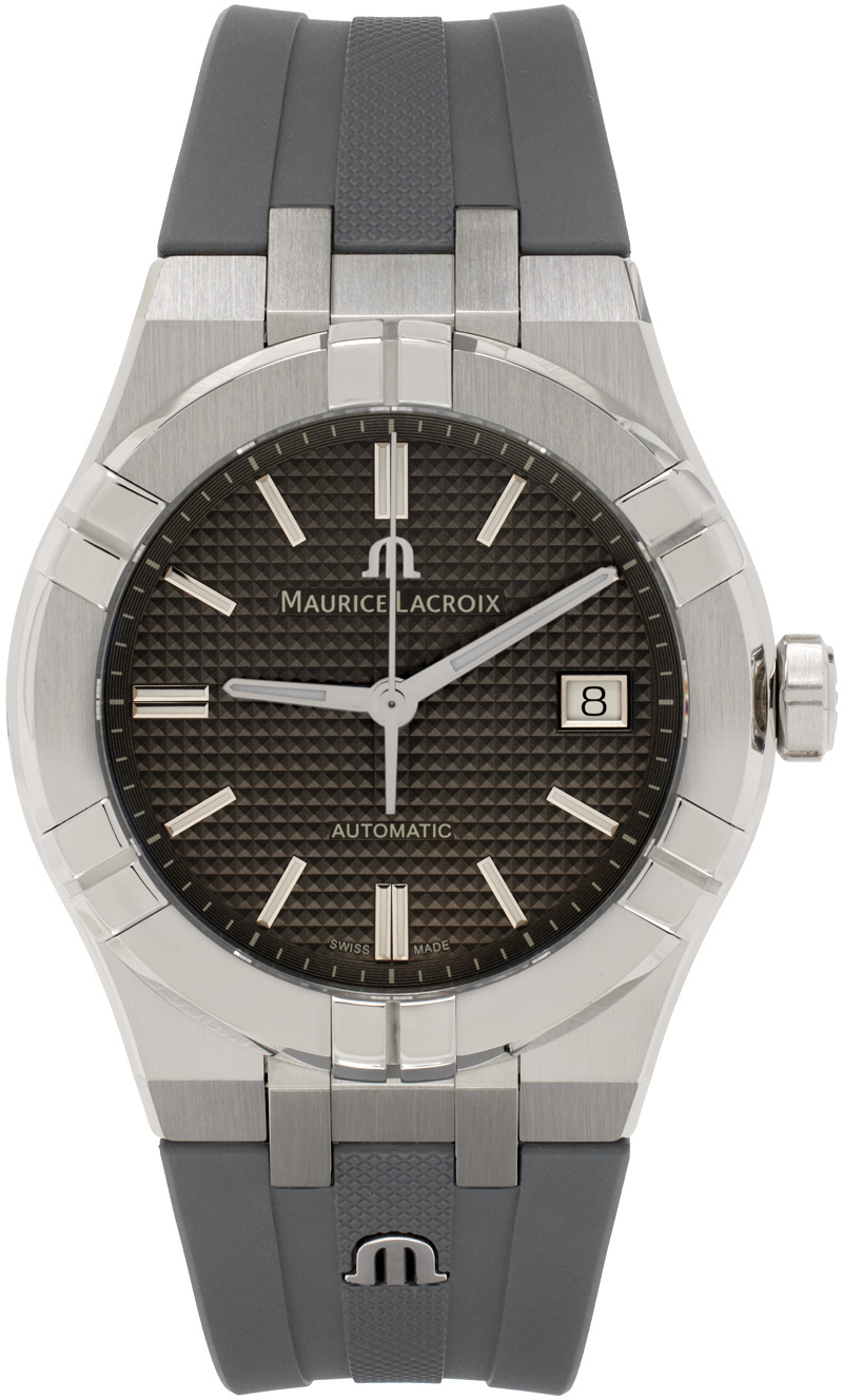 Maurice Lacroix Aikon 42mm Silver Dial Stainless Steel Bracelet | New York  Jewelers Chicago