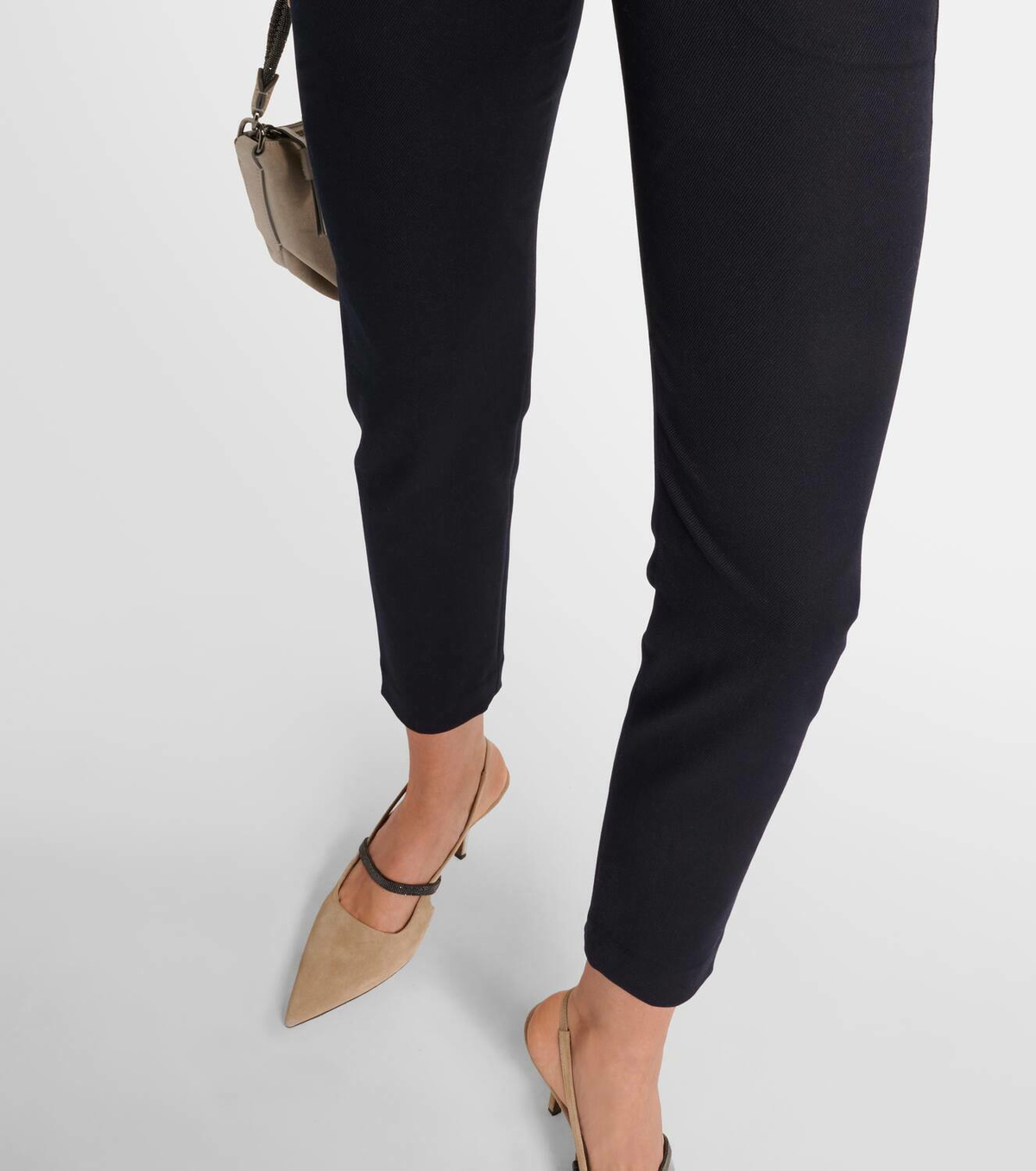 Brunello Cucinelli Brown Cotton Casual Pants