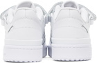 adidas Originals White Forum Low Sneakers