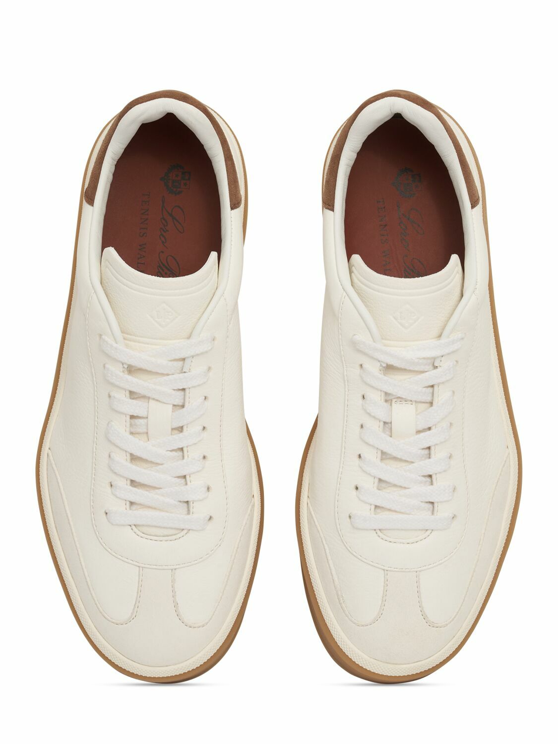 LORO PIANA - Tennis Walk Leather Sneakers Loro Piana