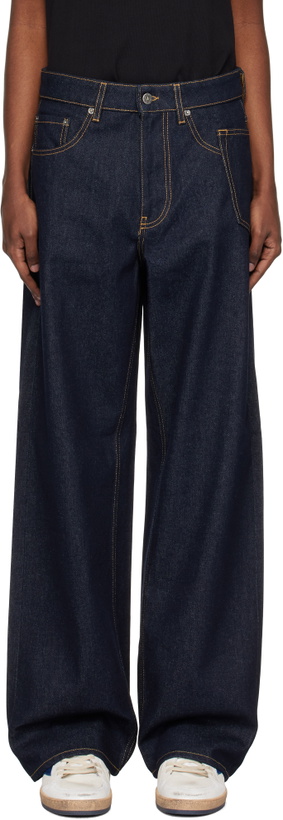 Photo: Golden Goose Blue One-Wash Jeans