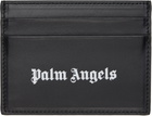 Palm Angels Black Classic Logo Card Holder