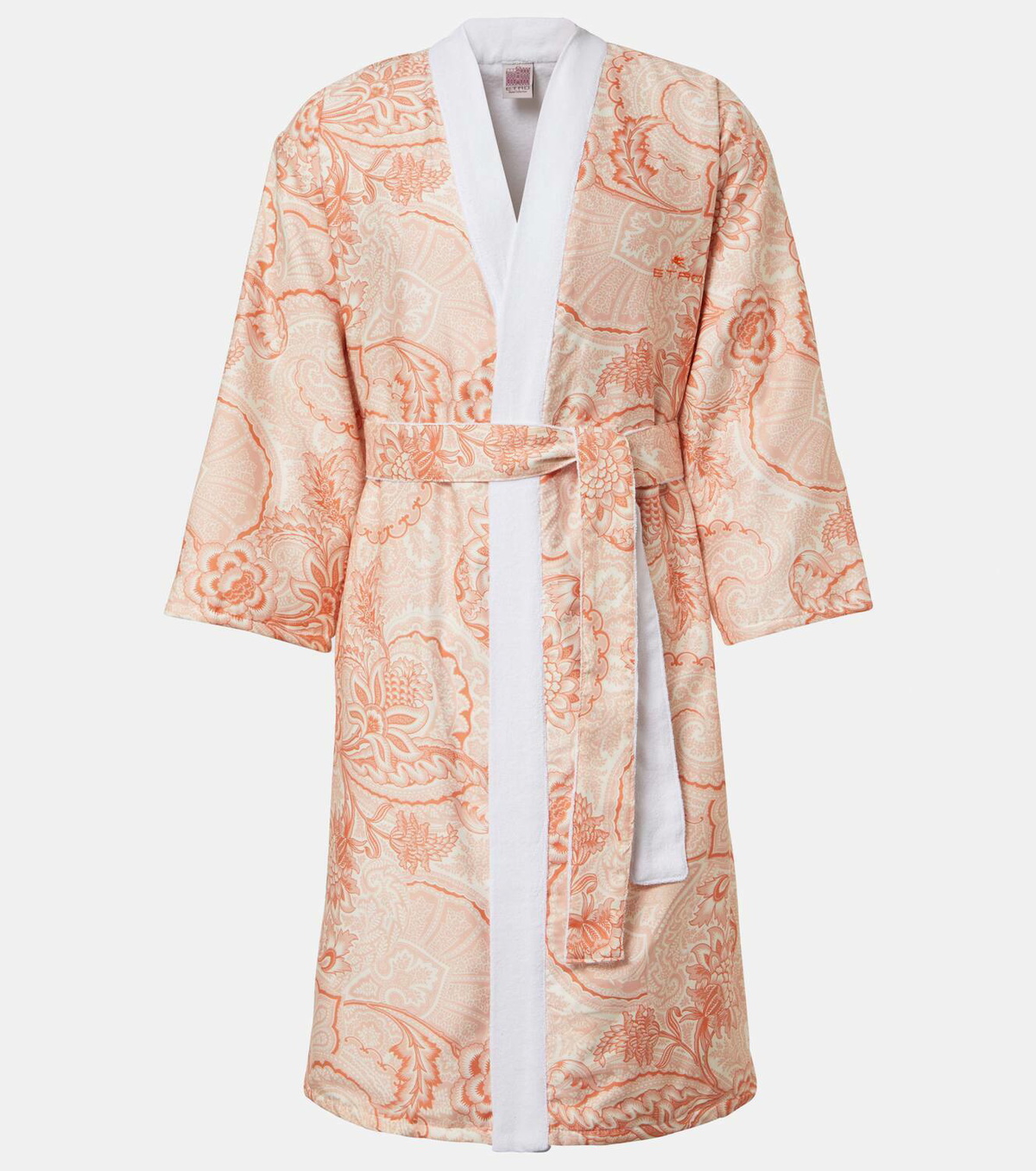 Etro Paisley cotton bathrobe