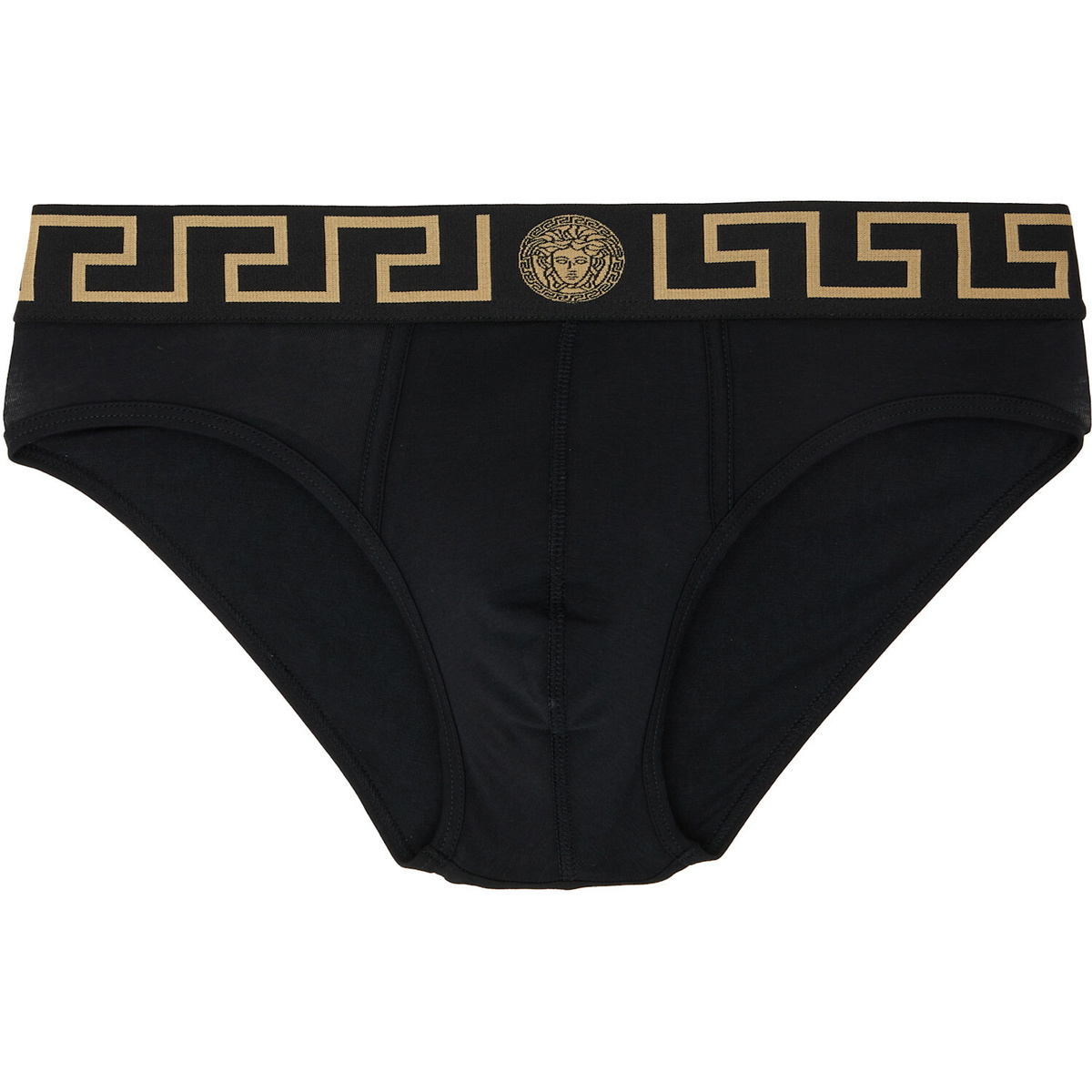 Versace Two-Pack Black Cotton-Jersey Briefs