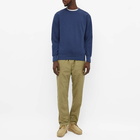 Save Khaki Men's Supima Fleece Crew Sweat in Indigo