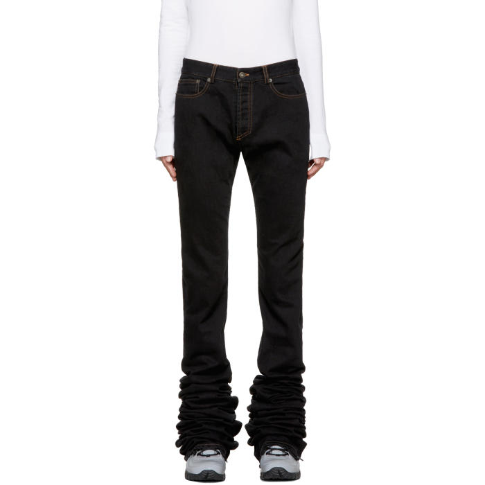 Y-Project Black Extra Long Jeans Y/Project