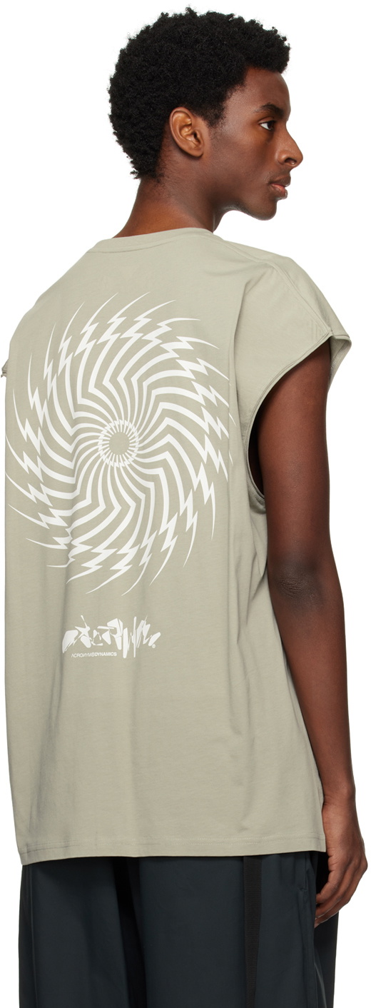 ACRONYM® Green Printed Tank Top Acronym