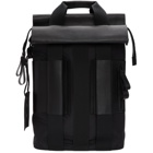 Craig Green Black Leather and Nylon Backpack