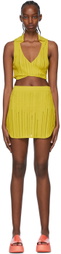 Marco Rambaldi SSENSE Exclusive Yellow Viscose Cover-Up Set