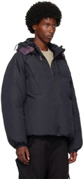 JiyongKim Navy Sun-Bleached Down Jacket