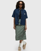 Carhartt Wip Wmns S/S Lovilia Shirt Blue - Womens - Shirts & Blouses