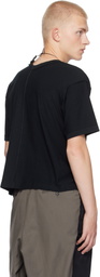 HODAKOVA Black Asymmetric Split T-shirt