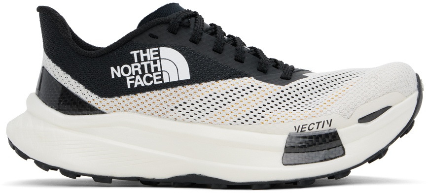 Photo: The North Face White & Black Summit Vectiv Pro II Trail Sneakers