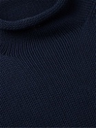 J.Crew - Cotton Rollneck Sweater - Blue