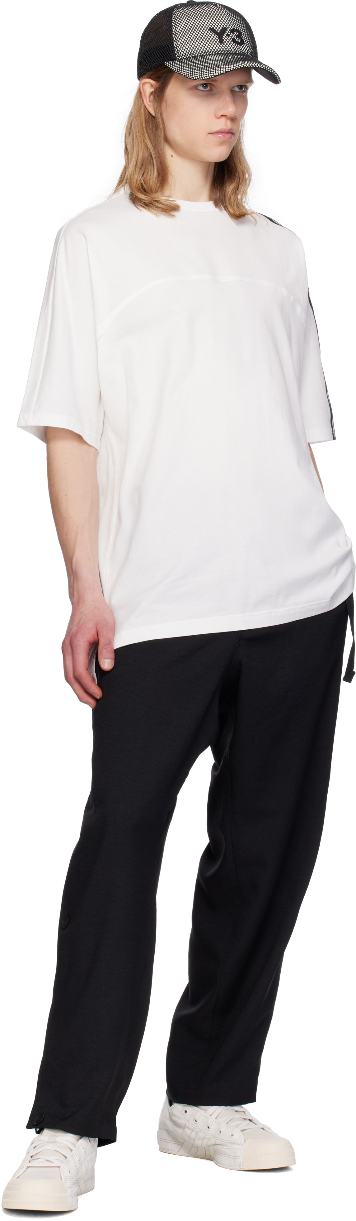 Y-3 Black Sport Uniform 3 Stripes Sweatpants