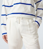 Ralph Lauren Purple Label Silk and linen straight pants