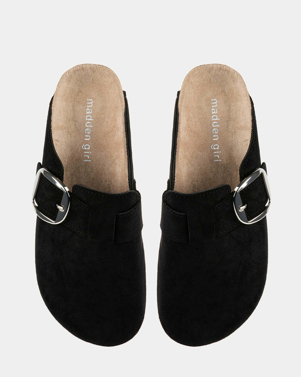 Steve Madden Prim Flats in Black Fabric