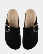Steve Madden Prim Flats in Black Fabric