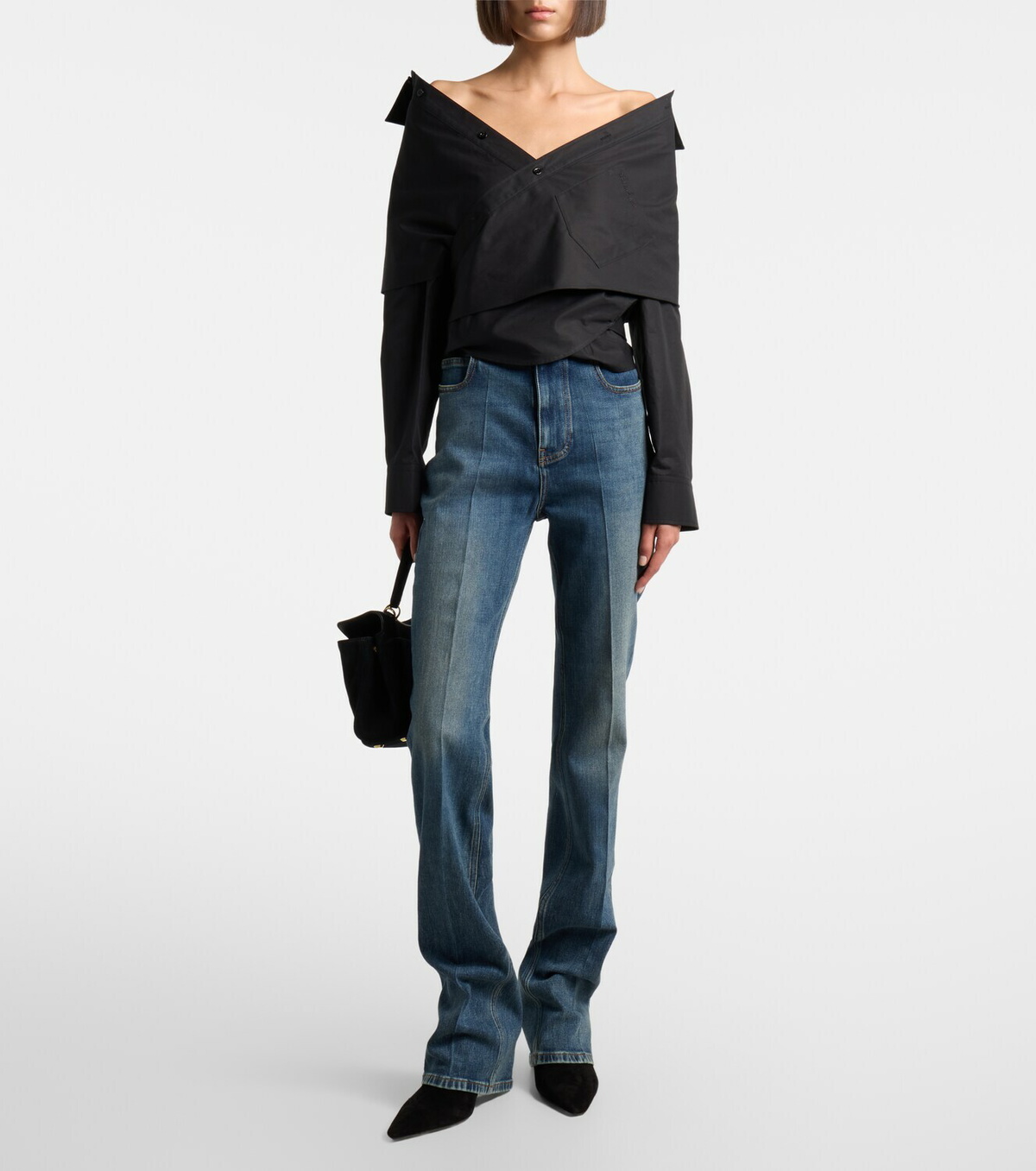 Balenciaga Duchesse suede mules