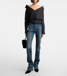Balenciaga Duchesse suede mules