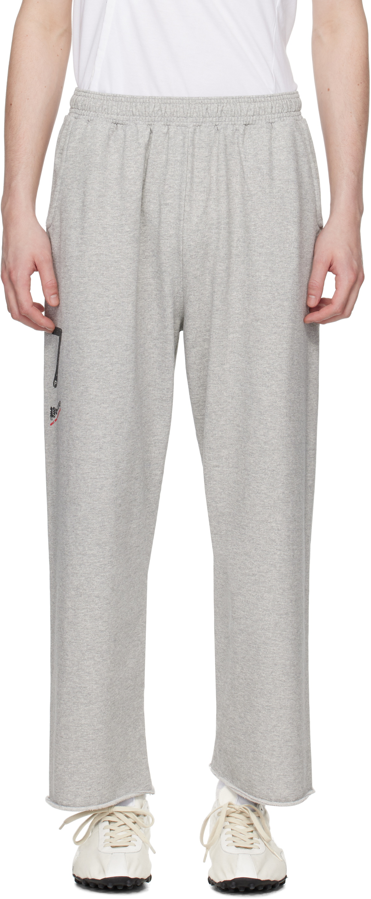 Prototypes Gray '07' Cropped Sweatpants