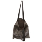 Rick Owens Grey Signature Leather Tote