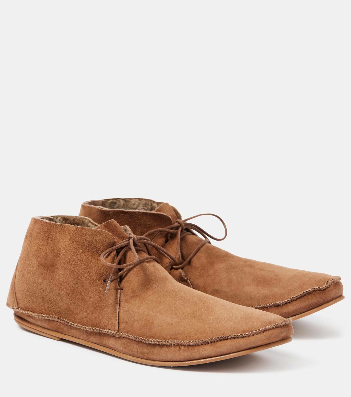 The Row Tyler suede moccasins