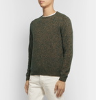 Boglioli - Mélange Virgin Wool and Cashmere-Blend Sweater - Green